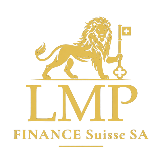 LMP FINANCE Suisse SA Logo Gold